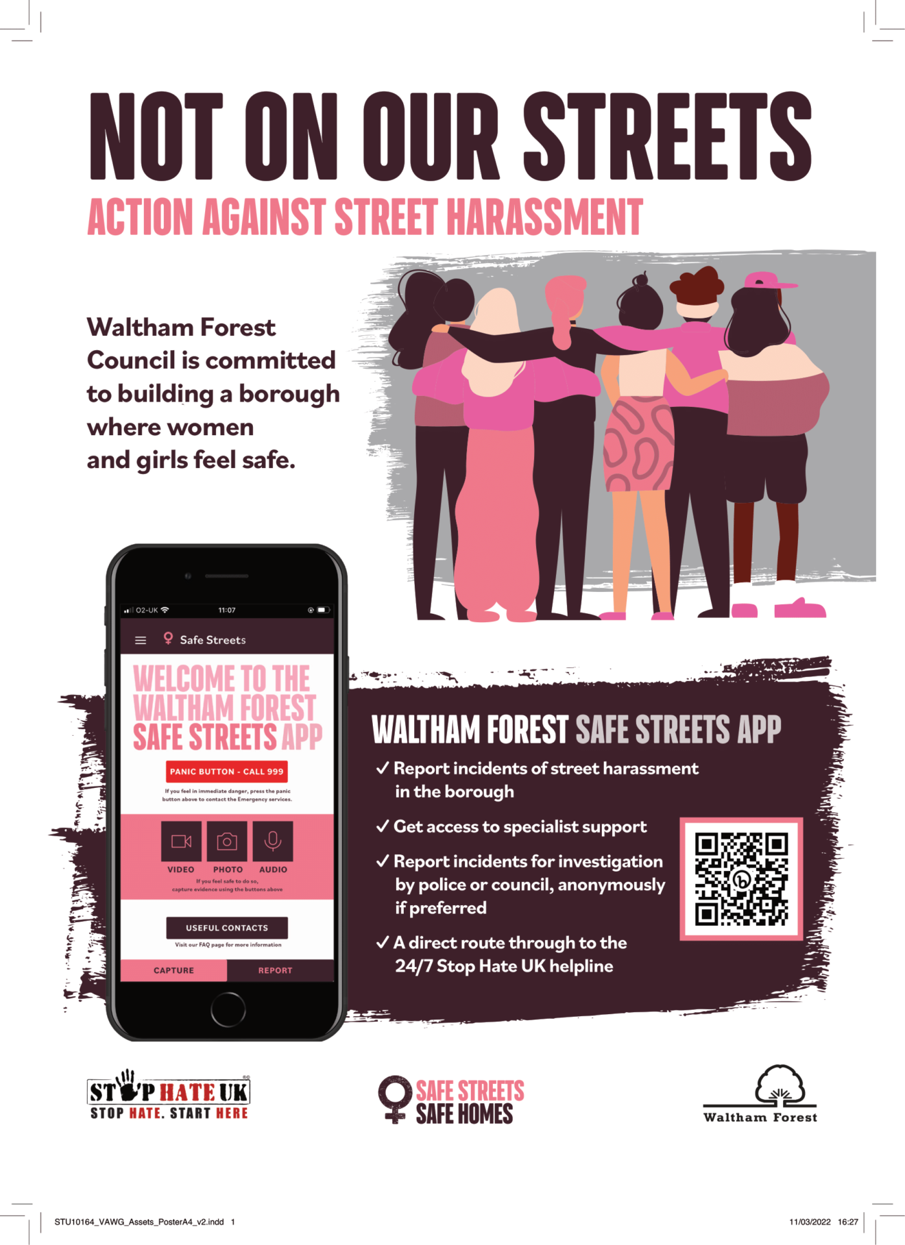 The Waltham Forest Safe Streets App in Partnership with Stop Hate UK