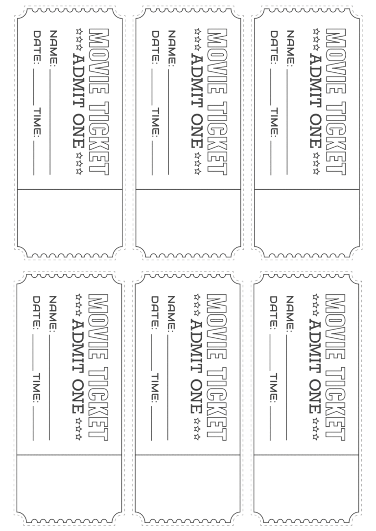 Ticket Template