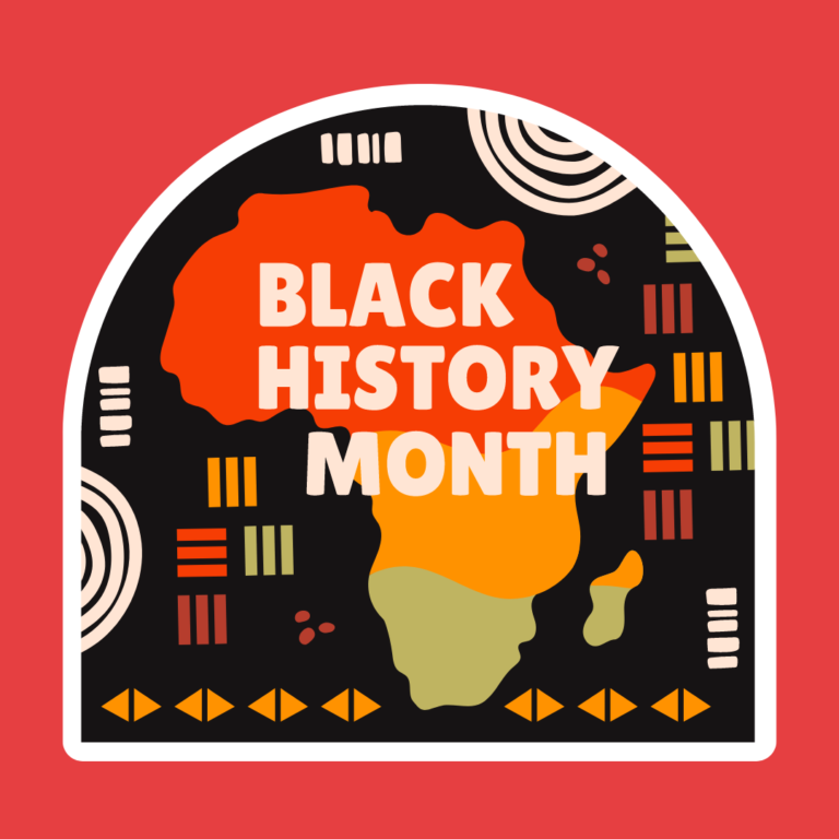Banner of Black History Month