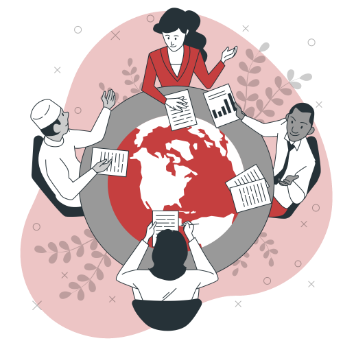 International cooperation-bro Politicians